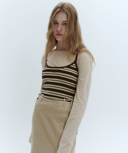 SYMBOL LOGO KNIT SLEEVELESS - 2 COLORS