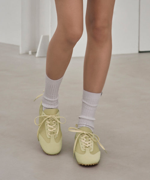 DOUBLE TIED SNEAKERS · - 4 COLORS BLACK
