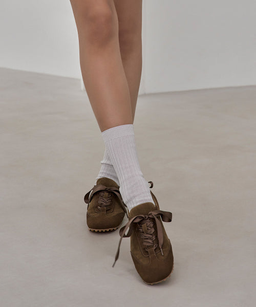 DOUBLE TIED SNEAKERS · - 4 COLORS BLACK