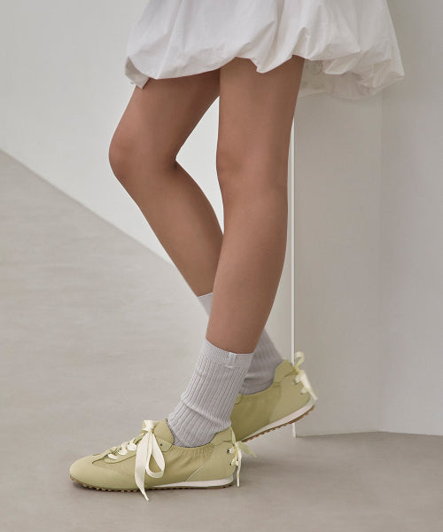 DOUBLE TIED SNEAKERS · - 4 COLORS BLACK