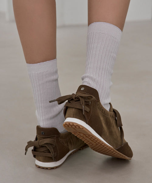 DOUBLE TIED SNEAKERS · - 4 COLORS BLACK