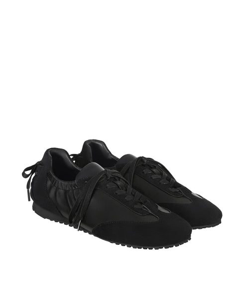DOUBLE TIED SNEAKERS · - 4 COLORS BLACK