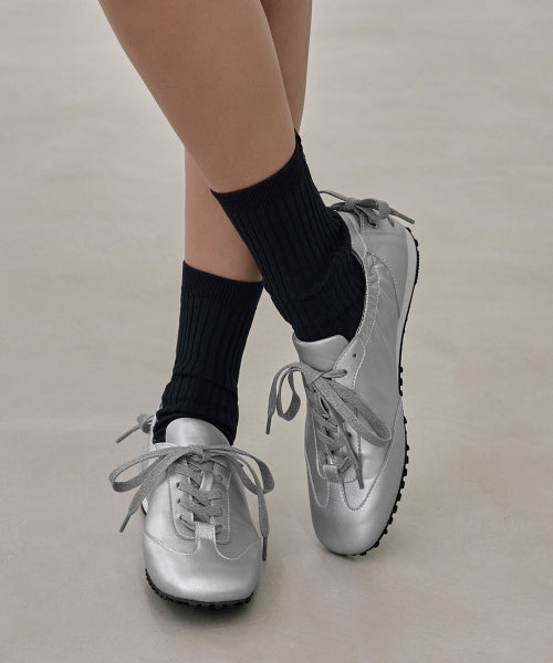 DOUBLE TIED SNEAKERS · - 4 COLORS BLACK