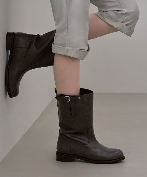 LUNA MIDDLE BOOTS BLACK