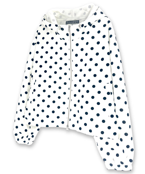 DOT HOODIE IVORY