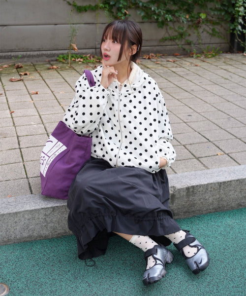 DOT HOODIE IVORY