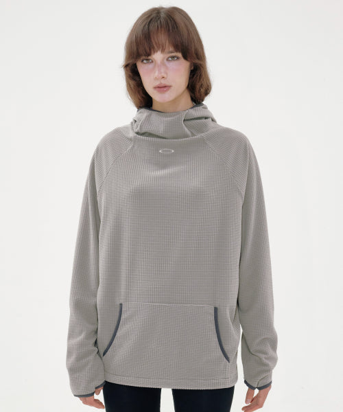 WAFFLE WARMER HOODIE - 3 COLORS KHAKI BEIGE