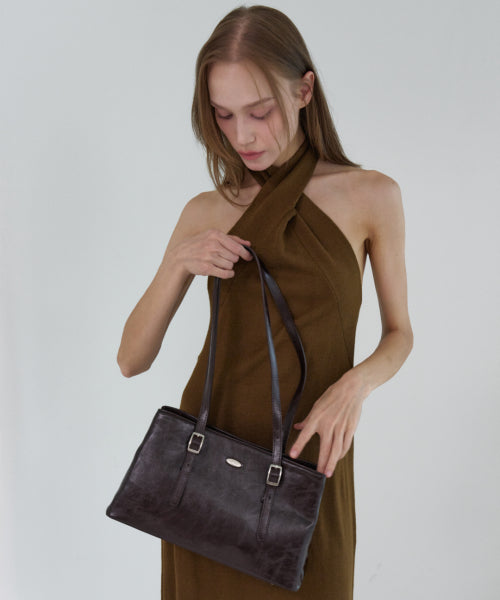 NOBLE SHOULDER BAG - 4 COLORS BLACK