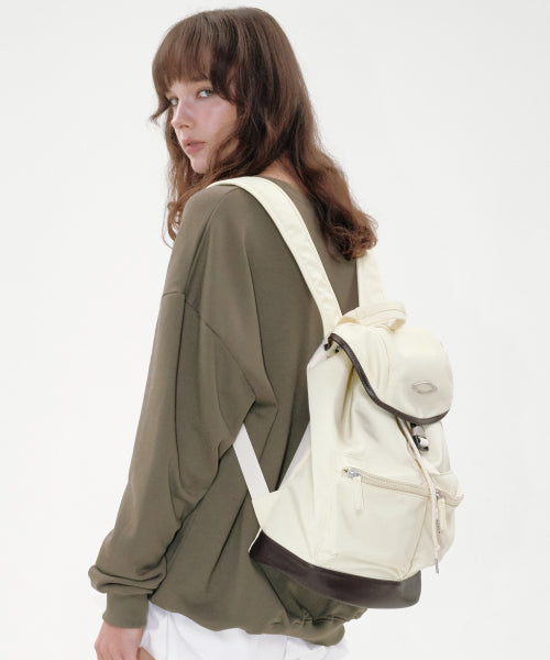 MINIMAL FLAP BACKPACK - 3 COLORS CREAM