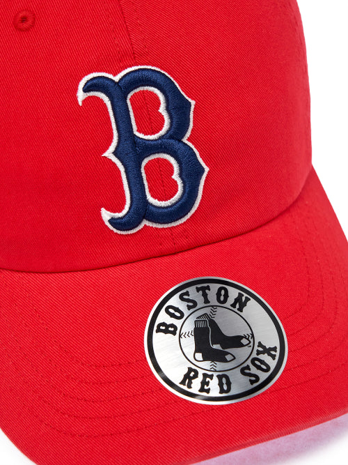 SIGNATURE UNSTRUCTURED BALL CAP LA #KARINA同款! - 12 COLORS RED
