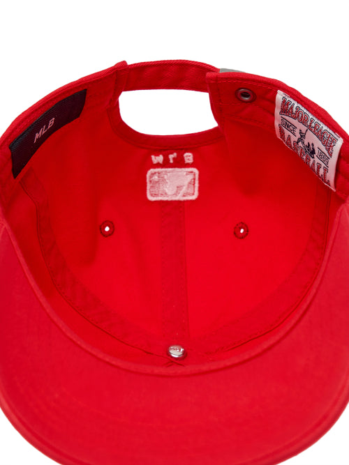 SIGNATURE UNSTRUCTURED BALL CAP LA #KARINA同款! - 12 COLORS RED