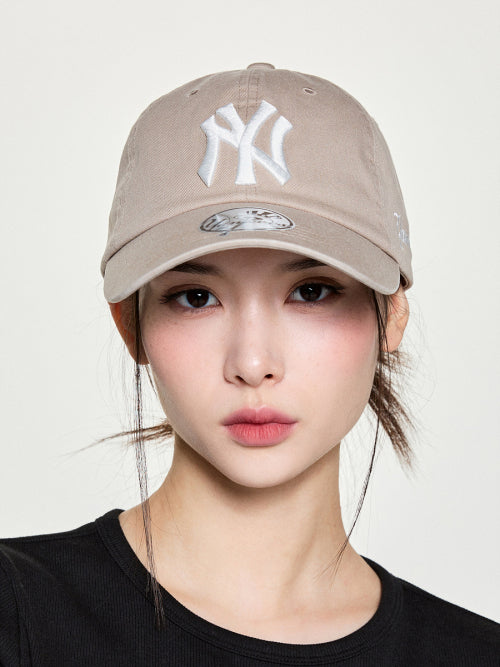 SIGNATURE UNSTRUCTURED BALL CAP DET #KARINA同款! - 12 COLORS BEIGE