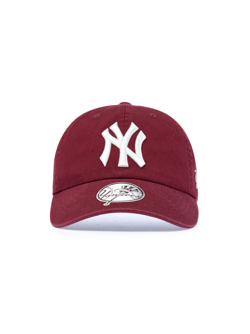 SIGNATURE UNSTRUCTURED BALL CAP NY #KARINA同款! - 12 COLORS WINE