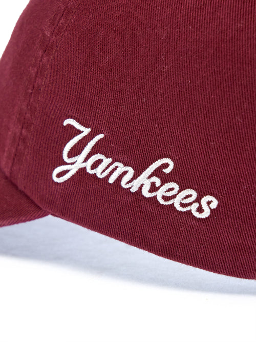 SIGNATURE UNSTRUCTURED BALL CAP NY #KARINA同款! - 12 COLORS WINE