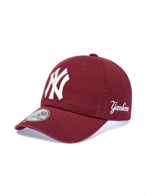 SIGNATURE UNSTRUCTURED BALL CAP DET #KARINA同款! - 12 COLORS WINE