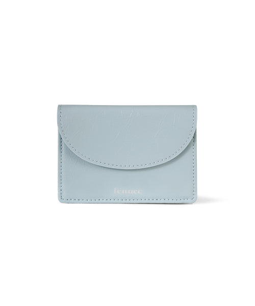 CRINKLE HALFMOON MINI WALLET SOFT - 2 COLORS BLUE