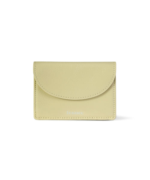CRINKLE HALFMOON MINI WALLET SOFT - 2 COLORS OLIVE
