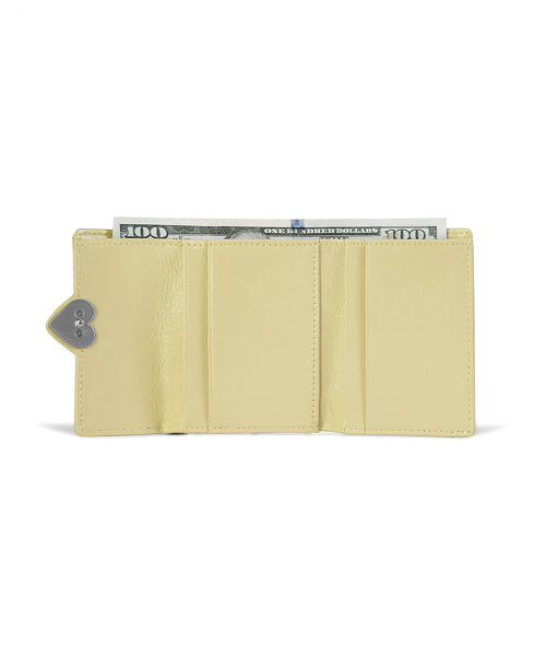 HEARTY FLAP WALLET SOFT OLIVE