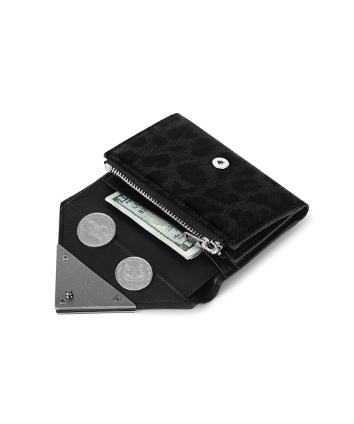 MATT TRIANGLE WALLET - 4 COLORS BLACK