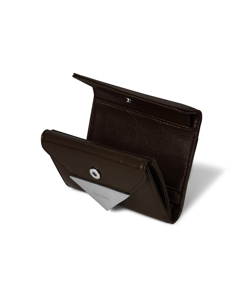 CRINKLE TRIANGLE DOCO WALLET PISTACHIO AS SHOWN