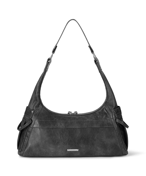 READY HOBO BAG - STONE - 3 COLORS METAL GREY