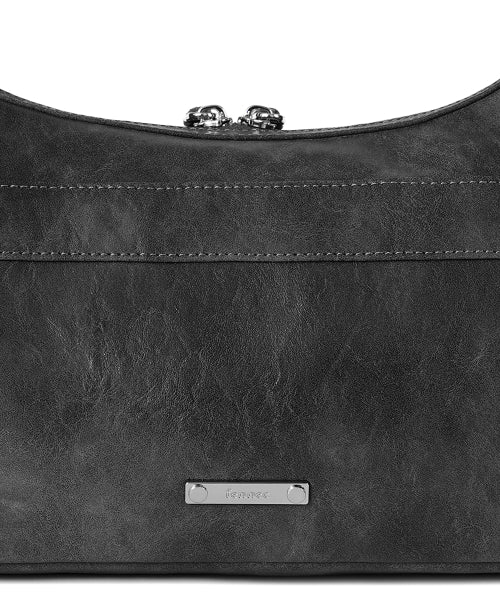 READY HOBO BAG - STONE - 3 COLORS METAL GREY