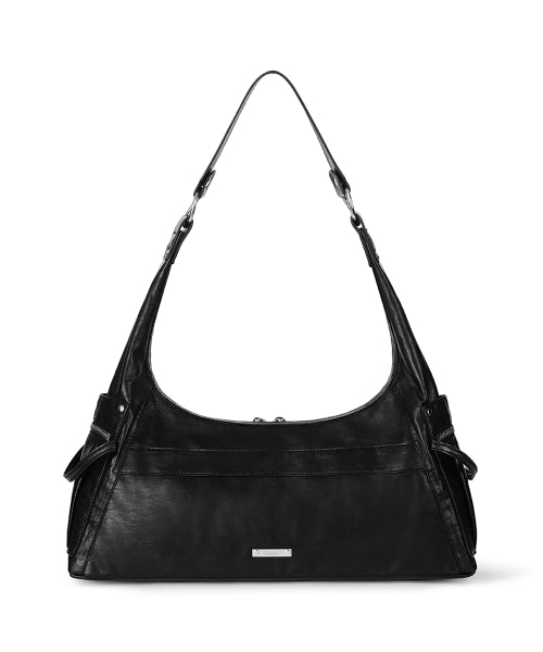 READY HOBO BAG - STONE - 3 COLORS BLACK