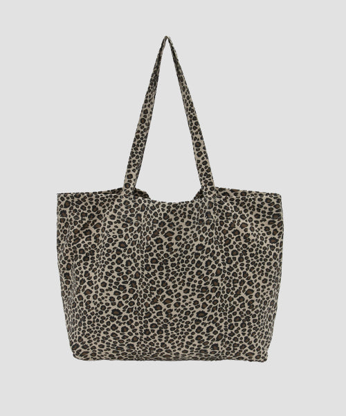 MAISON DE ROLA LEOPARD SHOULDER BAG BROWN 豹紋單肩袋 BEIGE
