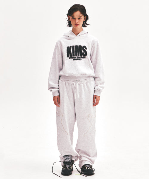 HAZY ELVE LOGO HOODIE - 2 COLORS GREY
