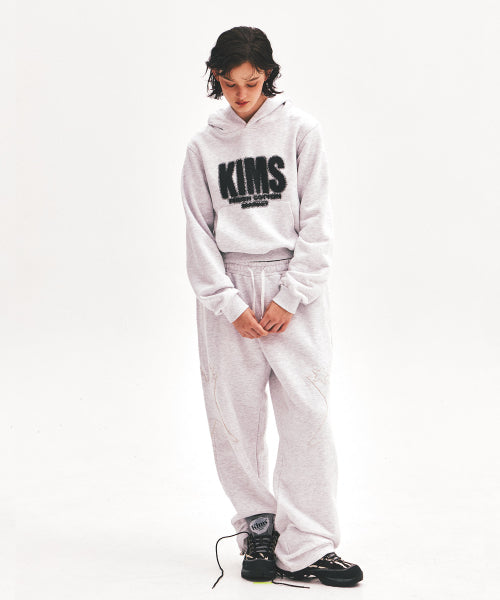 HAZY ELVE LOGO HOODIE - 2 COLORS GREY