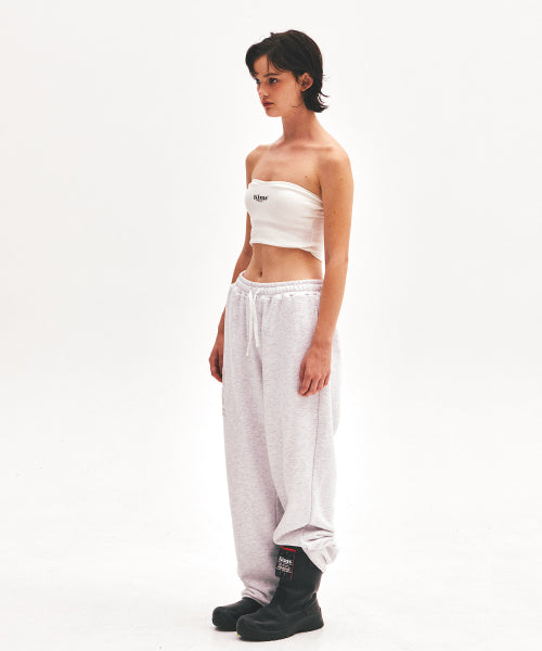 MESSY ALPHA LOGO SWEATPANTS - 3 COLORS GREY