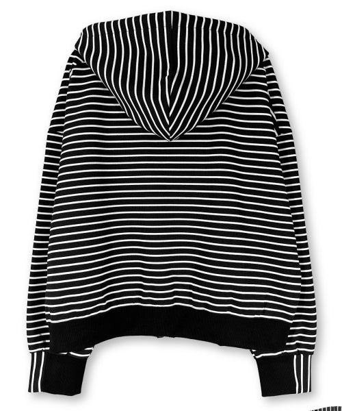 STRIPE HOODIE - 3 COLORS BLACK