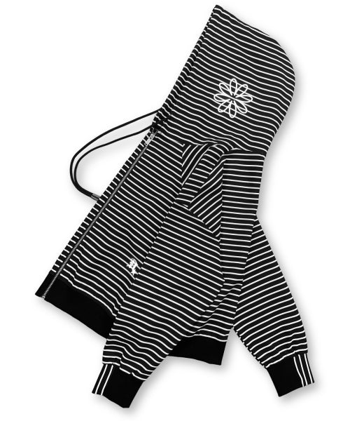 STRIPE HOODIE - 3 COLORS BLACK