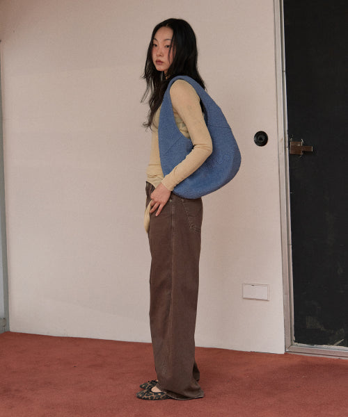 MINI WOOL PEBBLE BAG - 4 COLORS