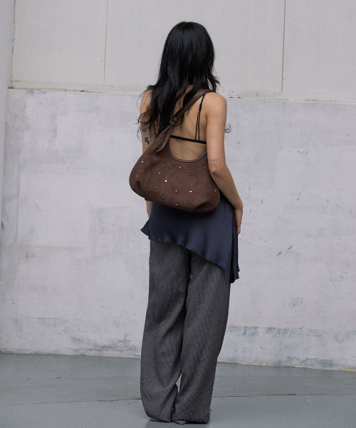 MARO STUD SUEDE BAG - 3 COLORS