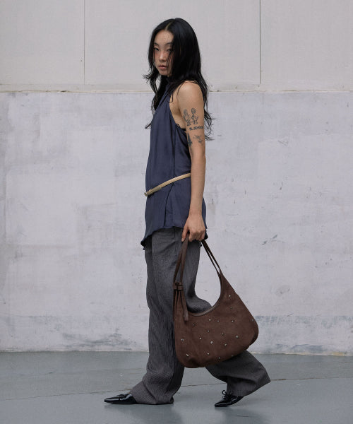 MARO STUD SUEDE BAG - 3 COLORS