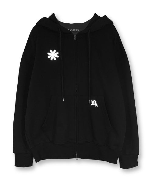 LOGO HOODIE - 2 COLORS BLACK