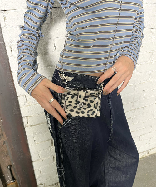 NYX CHAIN WALLET GREY - 3 COLORS