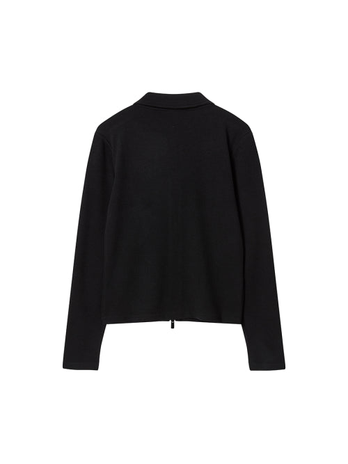 NY PATCH ZIP UP BLACK - 2 COLORS