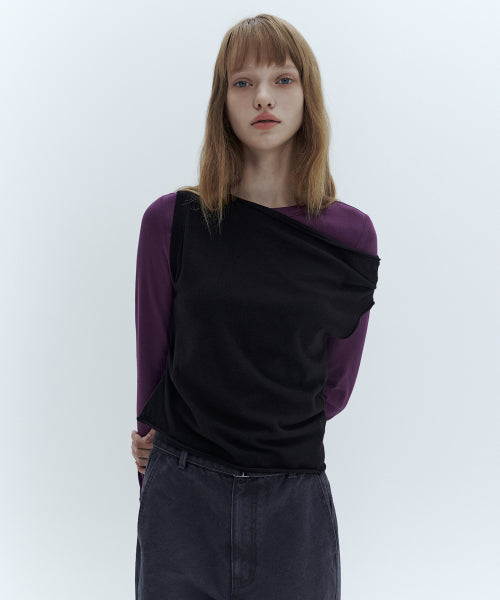 WOOL SLEEVELESS TOP