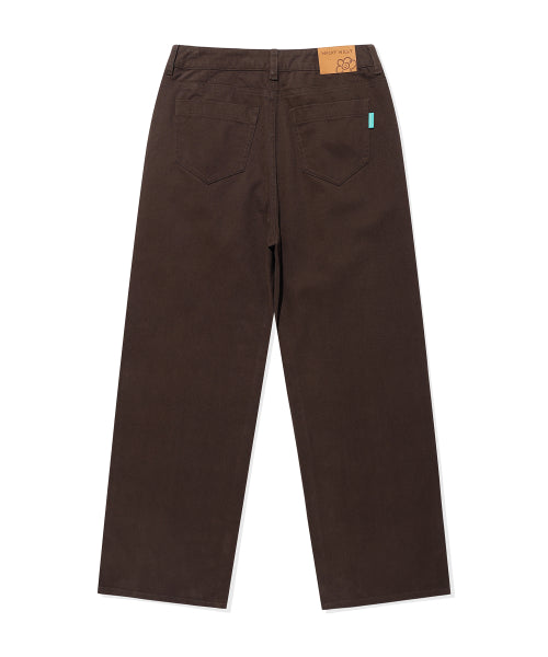 PEACH COTTON PINTUCK PANTS #GISELLE同款! - 2 COLORS BROWN
