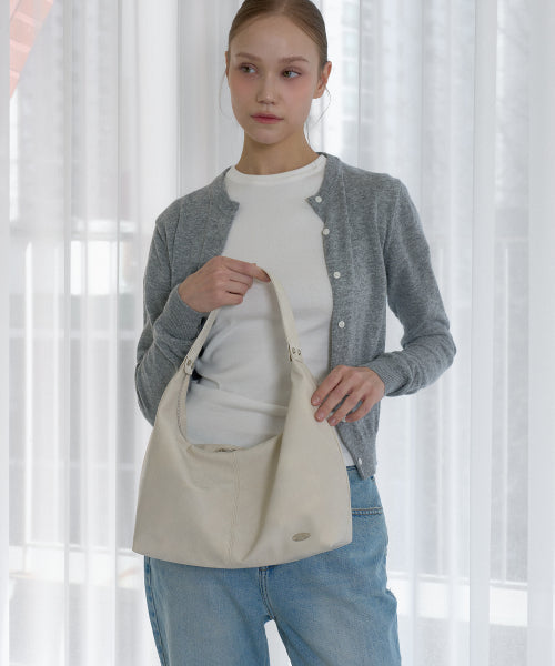 WEEK SHOULDER BAG - 4 COLORS CREAM WHITE