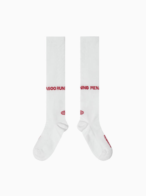 [5 PACK] MENASOO LONG SOCKS - 3 COLORS WHITE