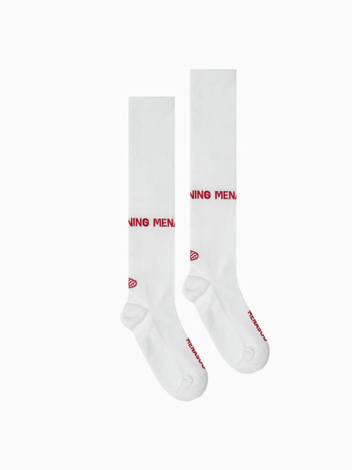 [10 PACK] MENASOO LONG SOCKS - 3 COLORS WHITE