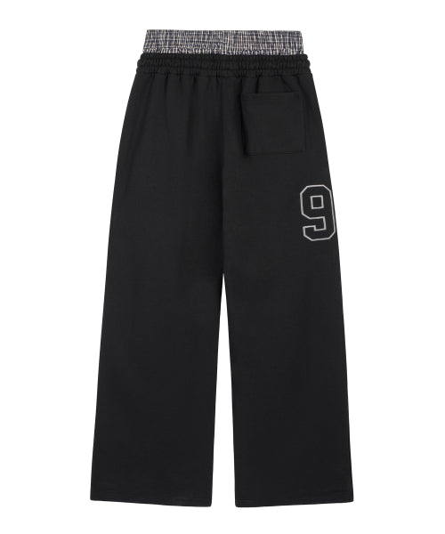 Check Layered 96 Wide 2way Jogger - 3 colors #KAZUHA同款! #JULIE同款!