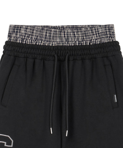 Check Layered 96 Wide 2way Jogger - 3 colors #KAZUHA同款! #JULIE同款!