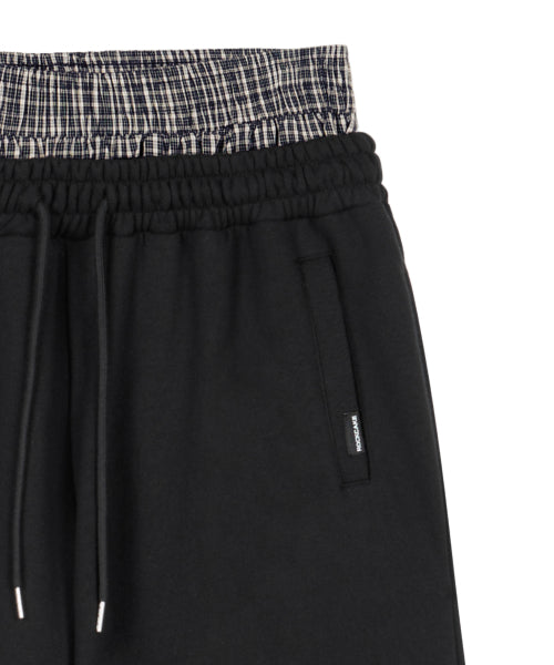 Check Layered 96 Wide 2way Jogger - 3 colors #KAZUHA同款! #JULIE同款!