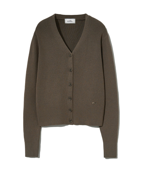 BASIC V-NECK CARDIGAN - 10 COLORS BLACK