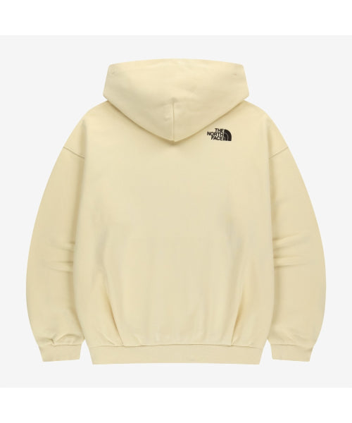 LOGO HOOD PULLOVER EGG YELLOW