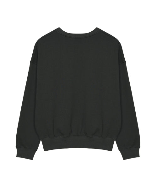 NICOLE ROSE PRINTING SWEATSHIRT #徐睿知同款! - 8 COLORS BLACK